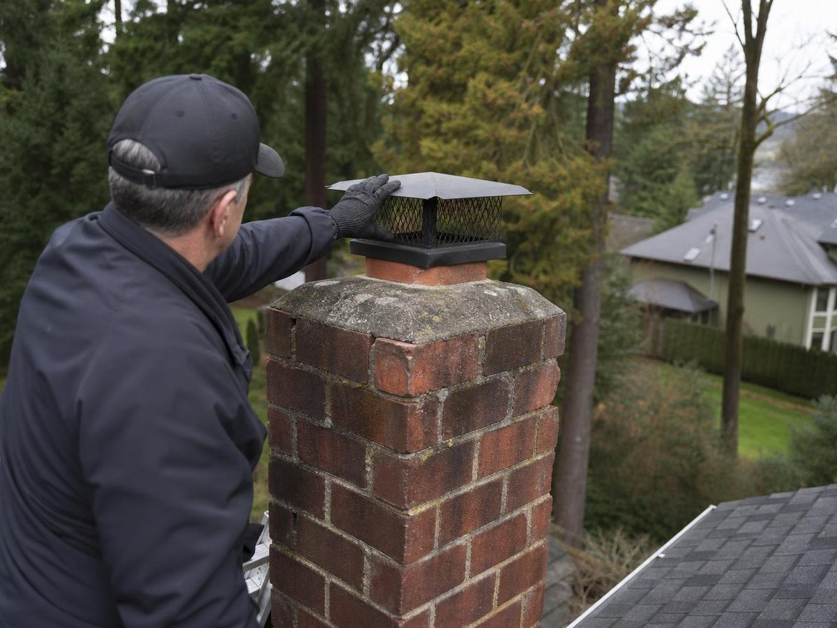 Horne Chimney Repair work in Belton